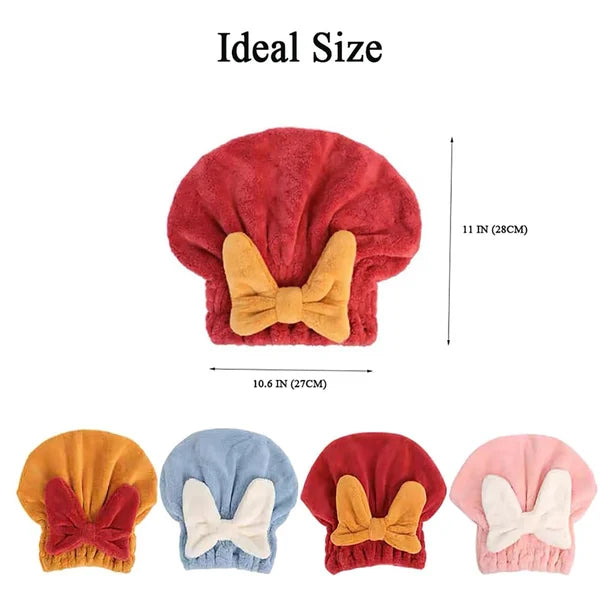 BowLift | New Super Absorbent Hair Towel Wrap for Wet Hair