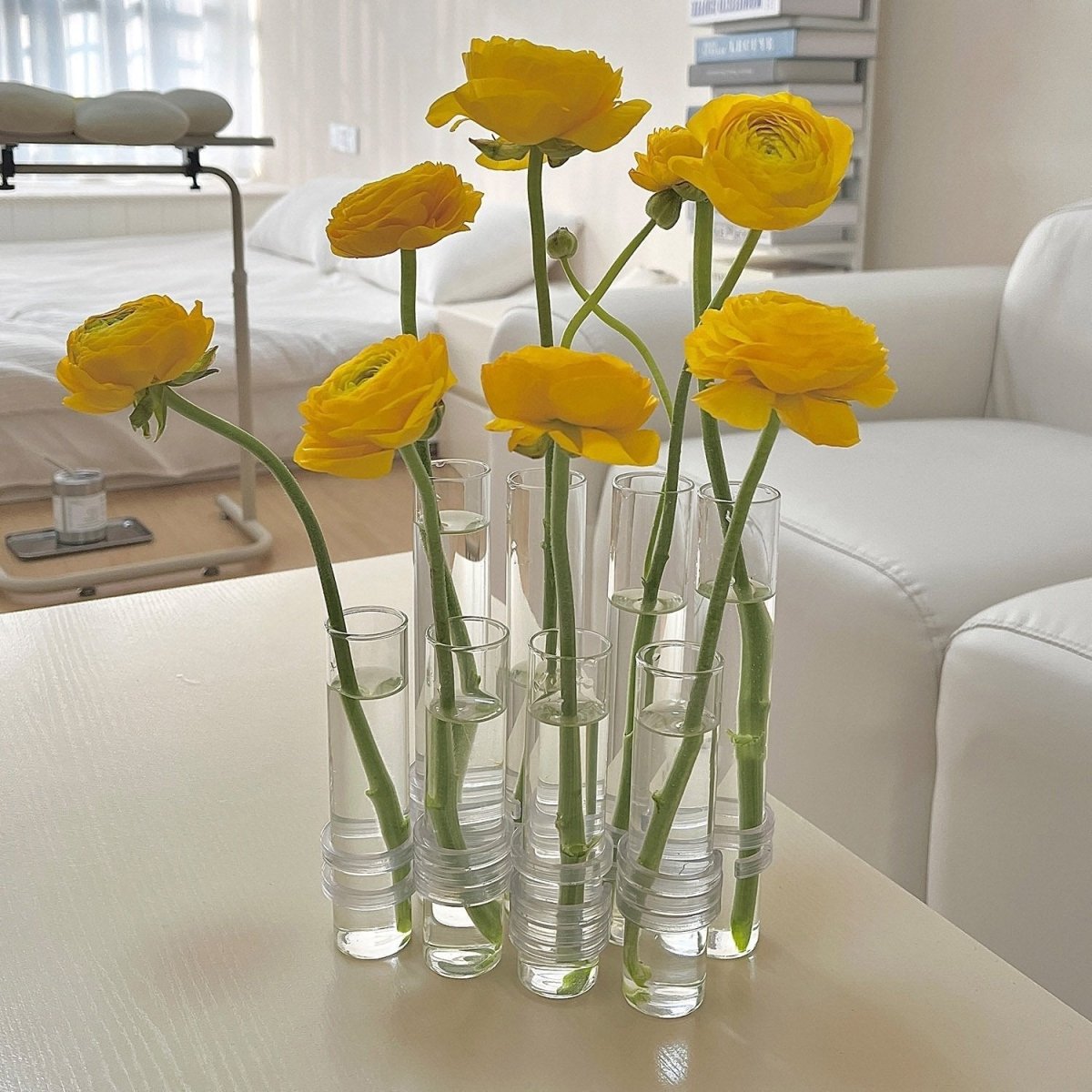 BowLift | Flexible Flower Vases with Hinges | Modern Glass Tube Vase