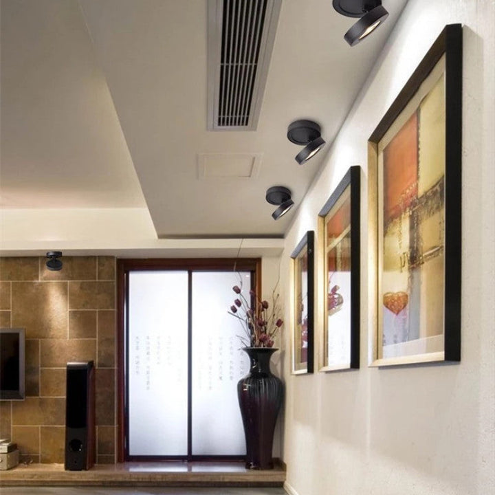 BowLift | Industrial Geometric Metal Ceiling Spot