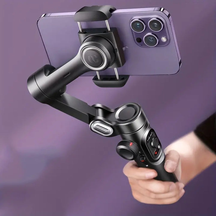 BowLift | SmartPro Handheld Gimbal Stabilizer - Foldable Smartphone Video Vlog PTZ Stabilizer for iPhone, Android, and Samsung