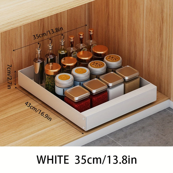 BowLift | Lina Pull-Out Kitchen Cabinet Organiser – Space-Saving Sliding Pantry Storage Rack