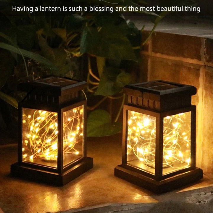 BowLift | Solar LED Lantern with Fairy Lights – Decorative Garden Lamp for Outdoors and Terrace