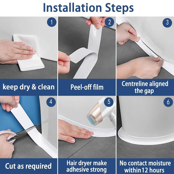 Waterproof Caulk Tape Bowlift