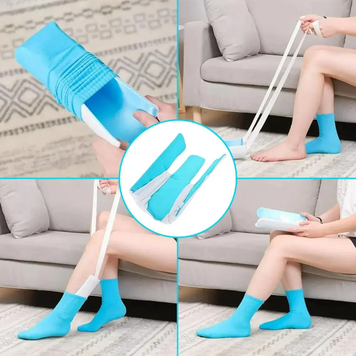 FlexiStep — Put on pain-free socks and feel the freedom! | Bowlift