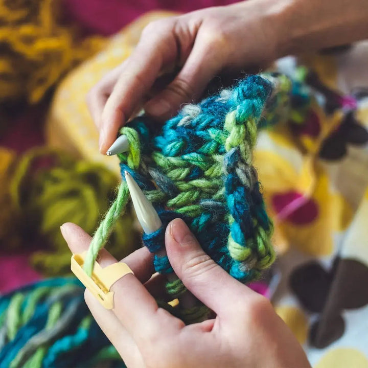 BowLift | 5-piece Set Yarn Guide Ring – for comfortable and fast knitting & crocheting!