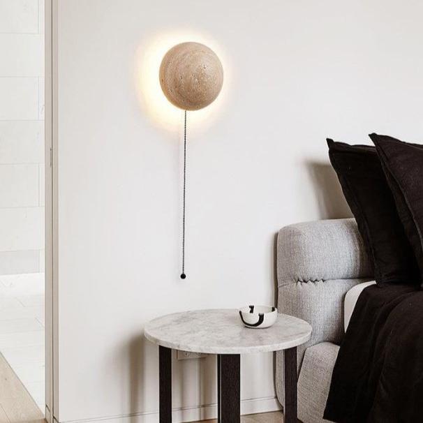 BowLift | Cream wall lamp in Scandinavian style providing cozy light and elegant simplicity