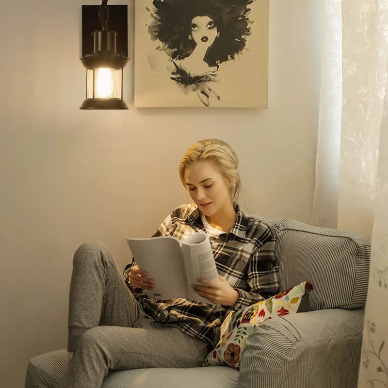 BowLift | Wall light vintage metal industrial sconce