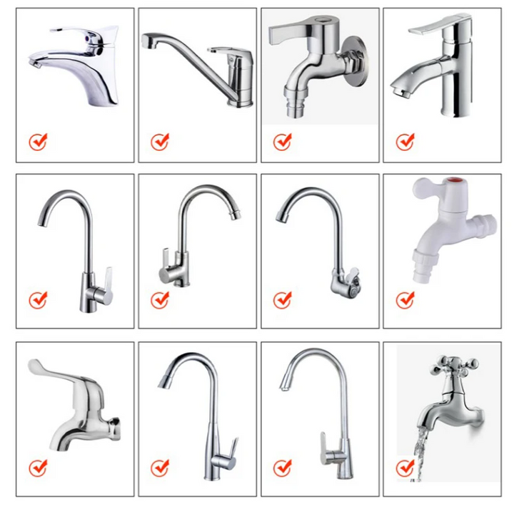 EcoStream 360 – Universal Faucet Bubblers with 360° Rotation & Water-Saving Function Bowlift