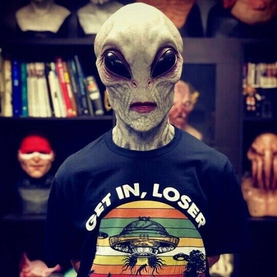 Alien-Mask | Realistic Halloween Costume Accessories | Bowlift