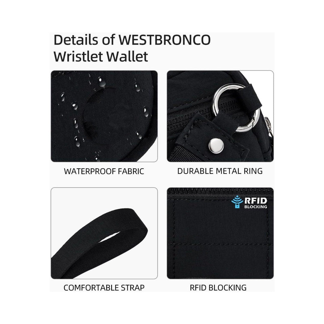 BowLift | Stylish Nylon Wristlet Wallet with Multiple Compartments