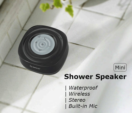 BowLift | Mini Portable Waterproof Wireless Bluetooth 4.2 Shower Speaker With Suction Cup & Built-in Mic