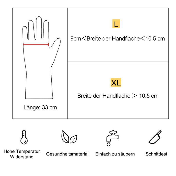 Unbreakable Rubber Gloves (1 Pair) | Bowlift