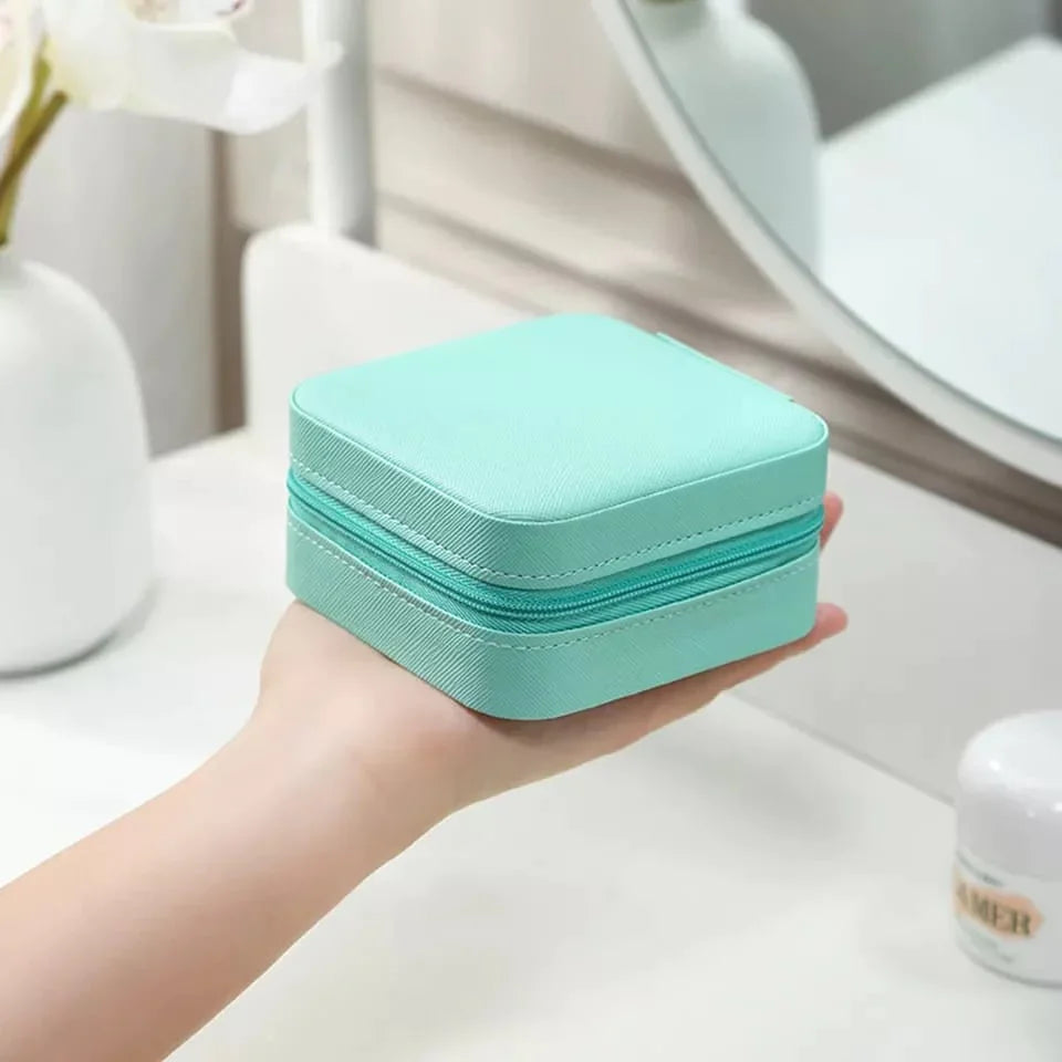 Portable Jewellery Box Organizer Travel Jewelry Storage Case for Earrings Necklace Bowlift