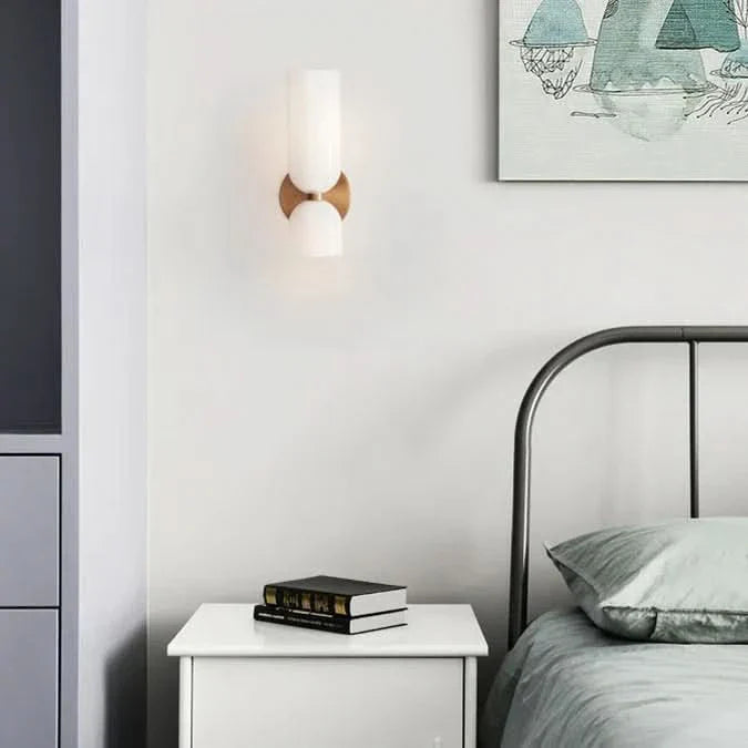 BowLift | Modern Double Glass Wall Light Fixture