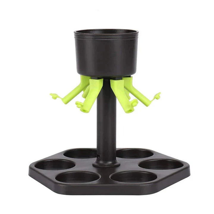 6 Shot Glass Dispenser Liquor Drinking Tools Bar Accessories | Bowlift
