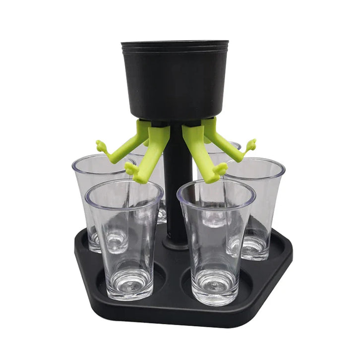 6 Shot Glass Dispenser Liquor Drinking Tools Bar Accessories | Bowlift