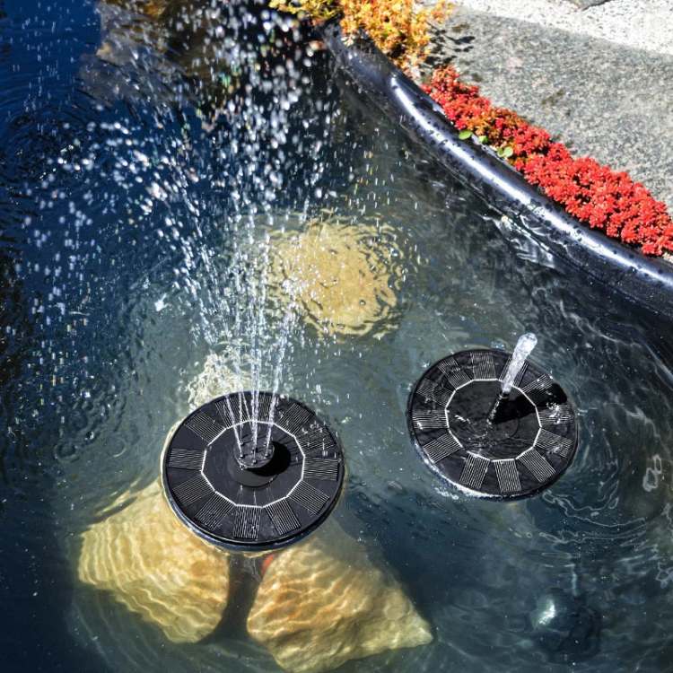 BowLift | Solar-Powered Dancing Water Fountain with LED Lights for Garden, Patio, and Outdoor Decor
