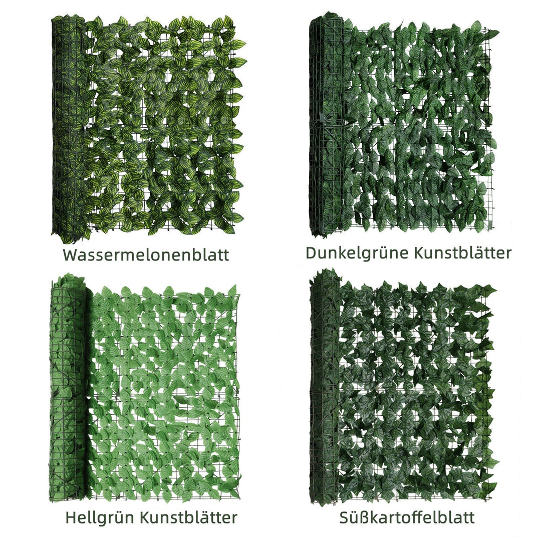 Artificial Ivy Hedge Privacy Screen 1x3m | Bowlift