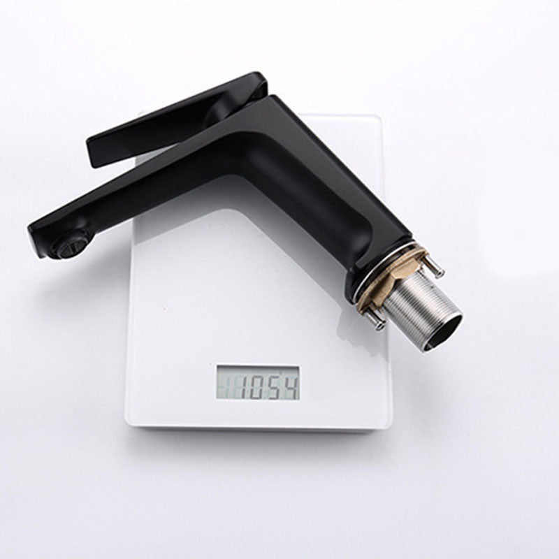 BowLift | Modern basin tap lever handle copper low arc basin tap