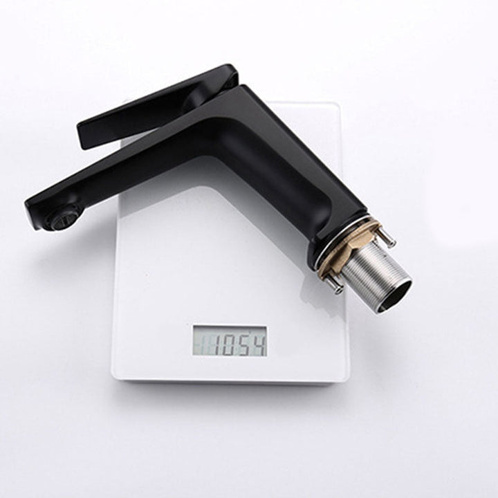 BowLift | Modern basin tap lever handle copper low arc basin tap