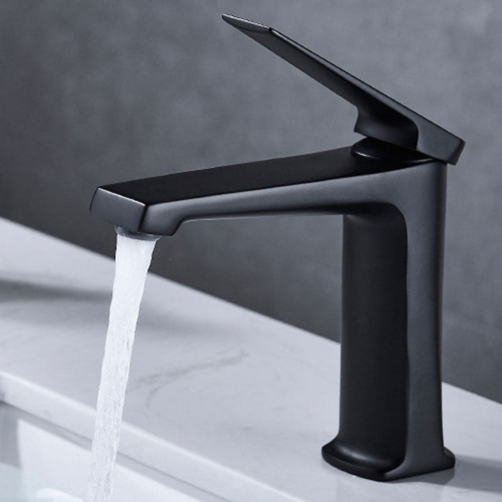 BowLift | Modern basin tap lever handle copper low arc basin tap