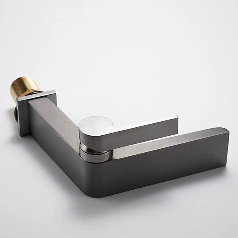 BowLift | Modern vessel faucet brass lever waterfall spout sink faucet