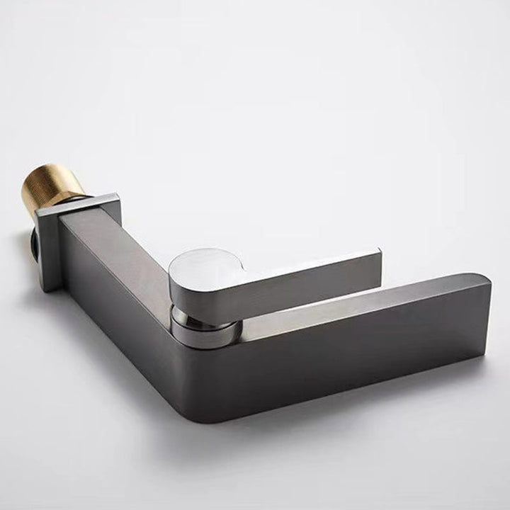 BowLift | Modern vessel faucet brass lever waterfall spout sink faucet