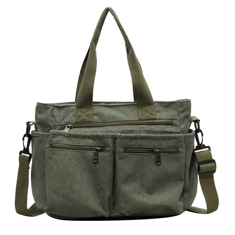 BowLift | Solid Color Corduroy Tote Bag