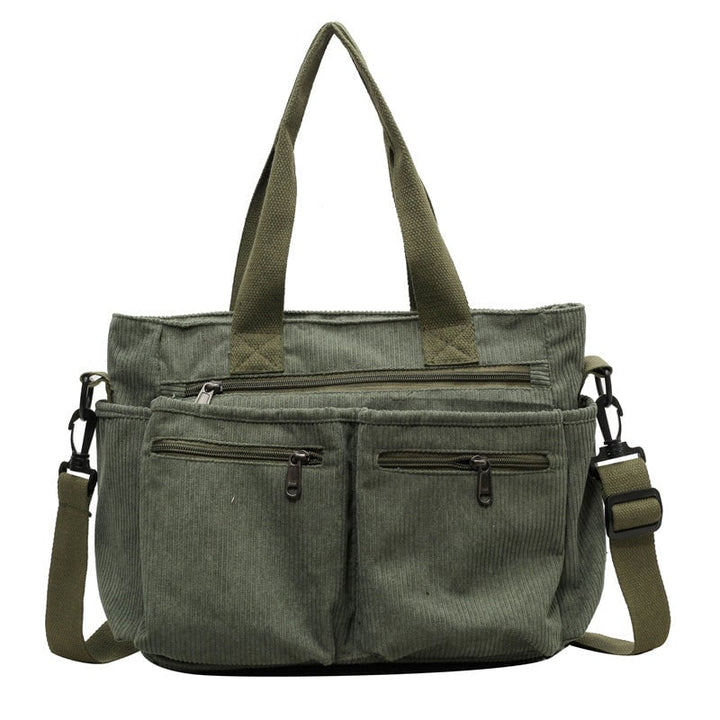 BowLift | Solid Color Corduroy Tote Bag