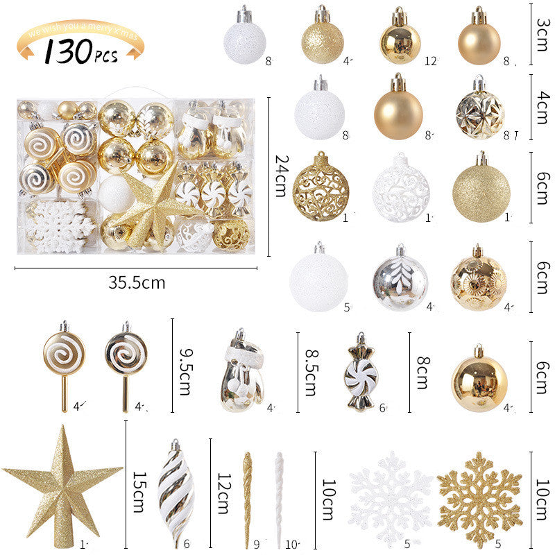 BowLift | 130 Sets Of Ornaments Christmas Hanging Decoration Ornaments