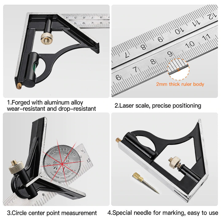 BowLift | Multifunctional Combination of Movable Angle Ruler Set