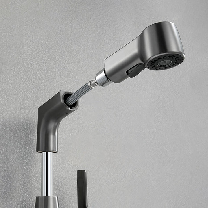 BowLift | Modern 1-Lever Sink Faucet Round Basin Faucet Brass