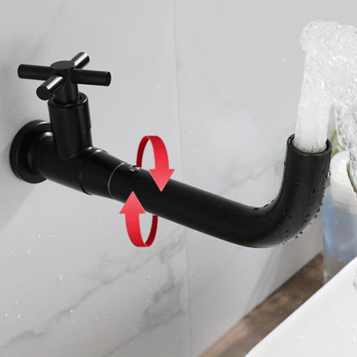 BowLift | Modern 1-Hand Basin Faucet 1 Hole Wall Mounted Bathroom Faucet