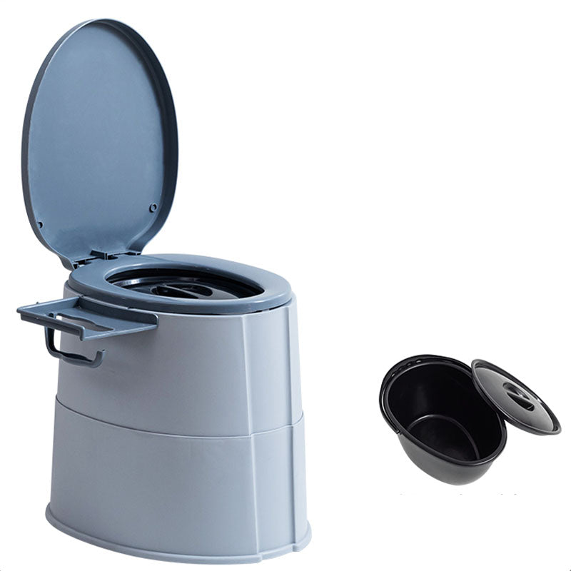 BowLift | Modern Flush Toilet Plastic Round Floor Mounted Toilet Bowl for Bathroom