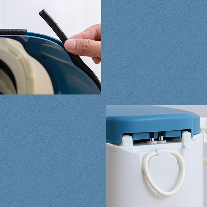 BowLift | Modern Flush Toilet Plastic Round Floor Mounted Toilet Bowl for Bathroom