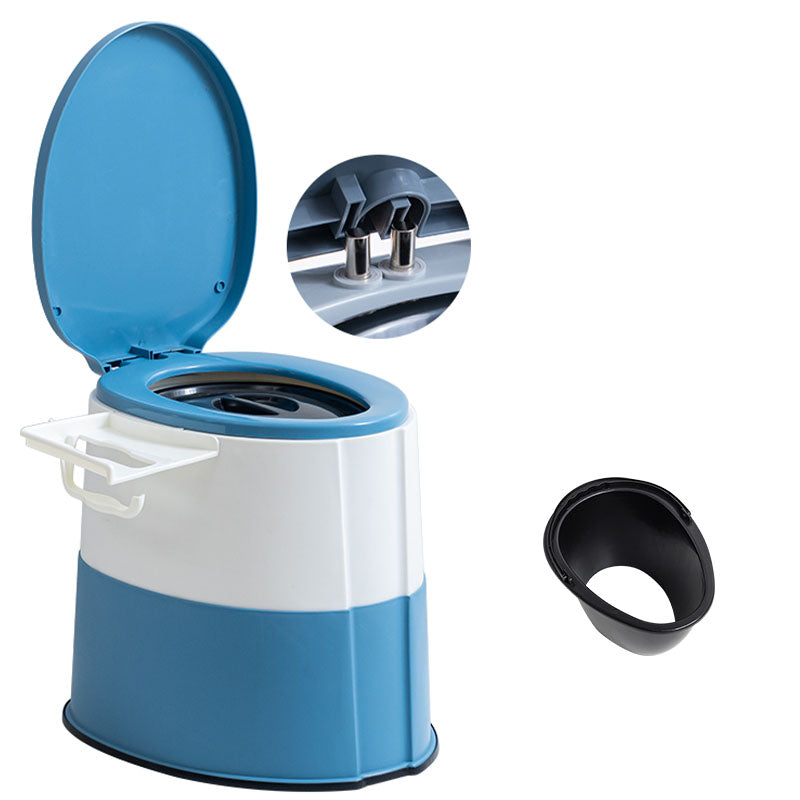 BowLift | Contemporary plastic floor-mounted toilet bowl with toilet seat for the bathroom