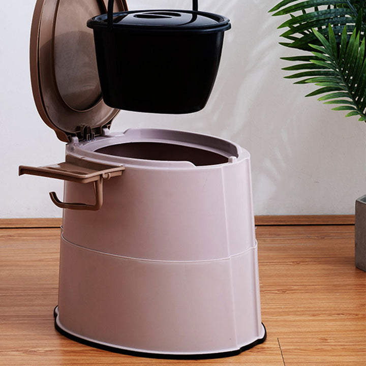 BowLift | Contemporary plastic floor-mounted toilet bowl with toilet seat for the bathroom