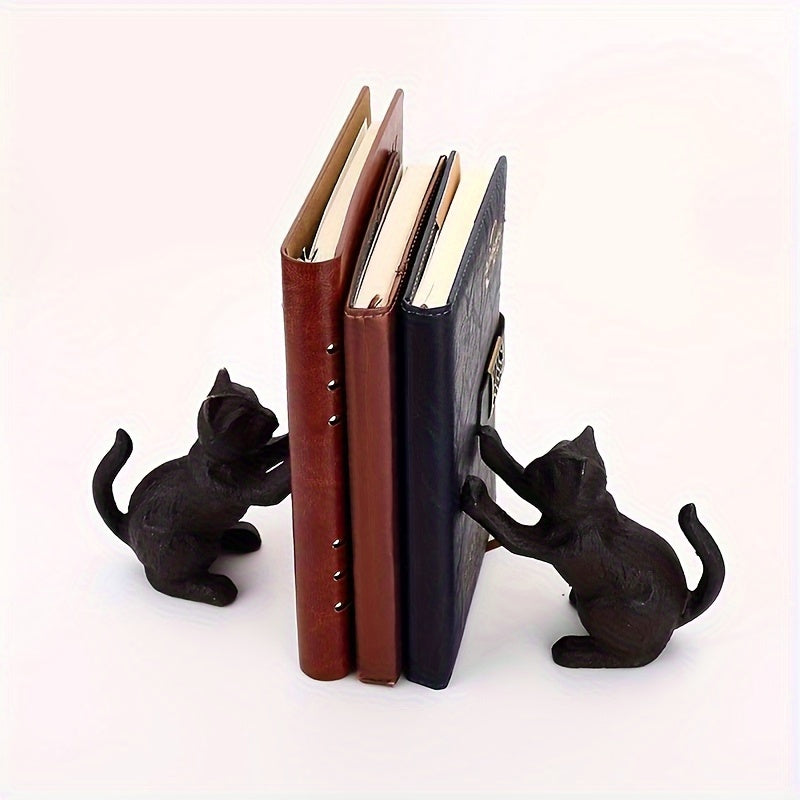 IronVintage – Timeless Cast Iron Bookends with Classic Look Bowlift