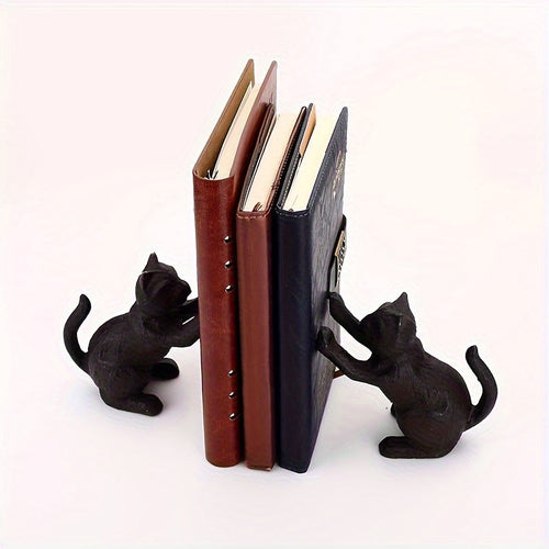 IronVintage – Timeless Cast Iron Bookends with Classic Look Bowlift
