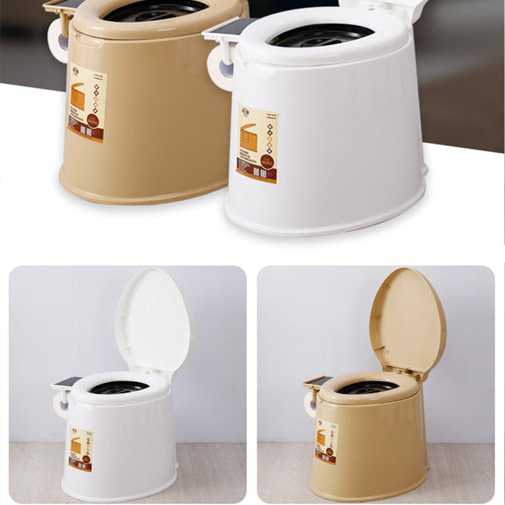 BowLift | Modern Plastic Floor-Mounted Toilet Bowl with Seat for the Bathroom