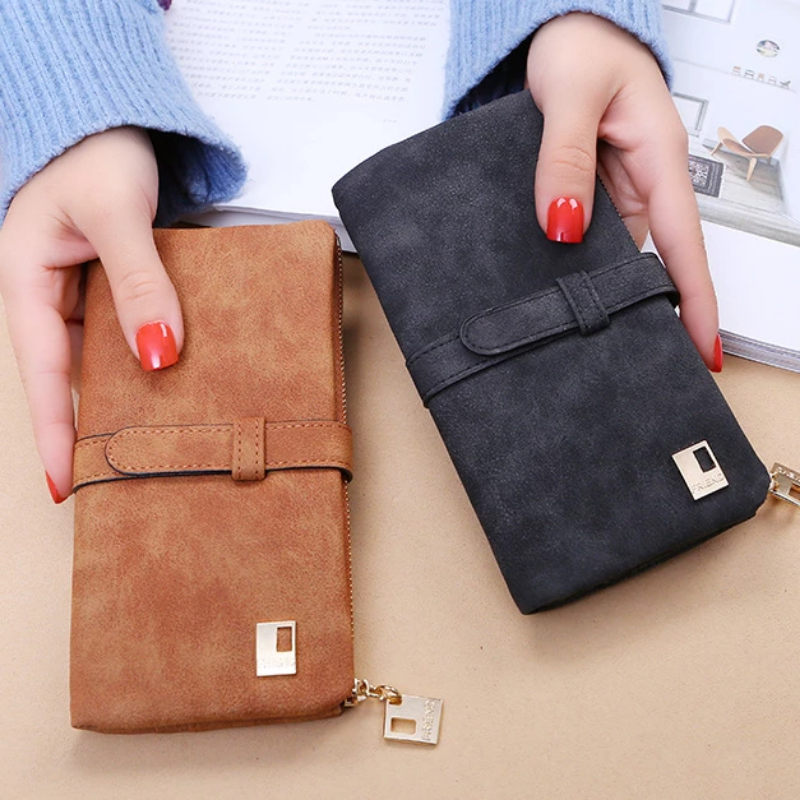 Long wallet with two compartments for women | Bowlift