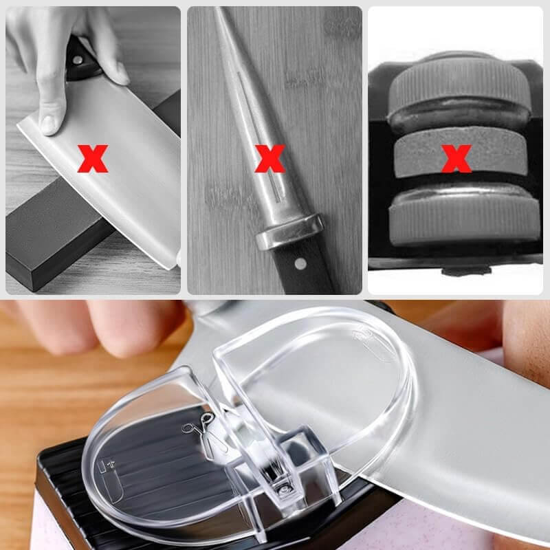 Electric knife sharpener for kitchen knives | Bowlift