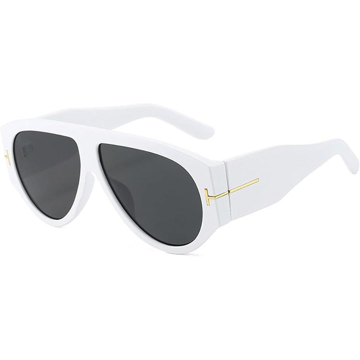 Oversized UV400 Aviator Sunglasses Bowlift