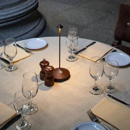 BowLift | LumiZen Minimalist LED Table Lamp | Waterproof and Dimmable Wireless Lighting