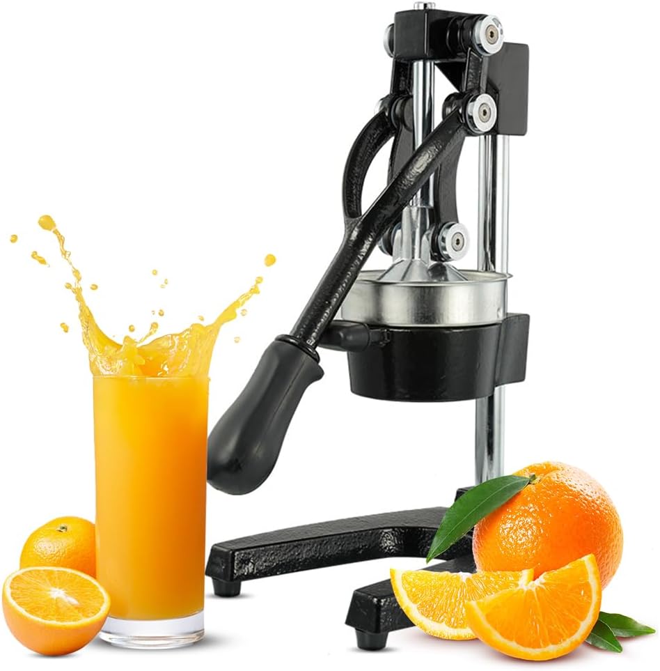 BowLift | Cast-Iron Hand Press Juicer with 99% Extraction and Stainless Steel Build – Orvado
