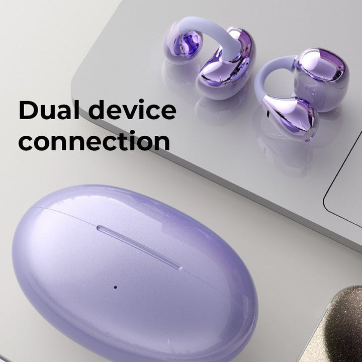 BowLift | AI Translation Open Ear Clip Bluetooth Headphones