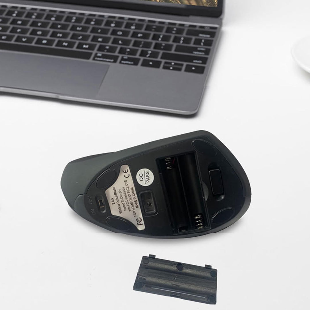BowLift | Rechargeable Ergonomic Vertical Wireless Mouse – Elvion