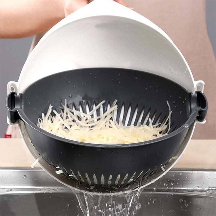 MagicChef - Multifunctional 9-in-1 Vegetable Slicer and Chopper Bowlift