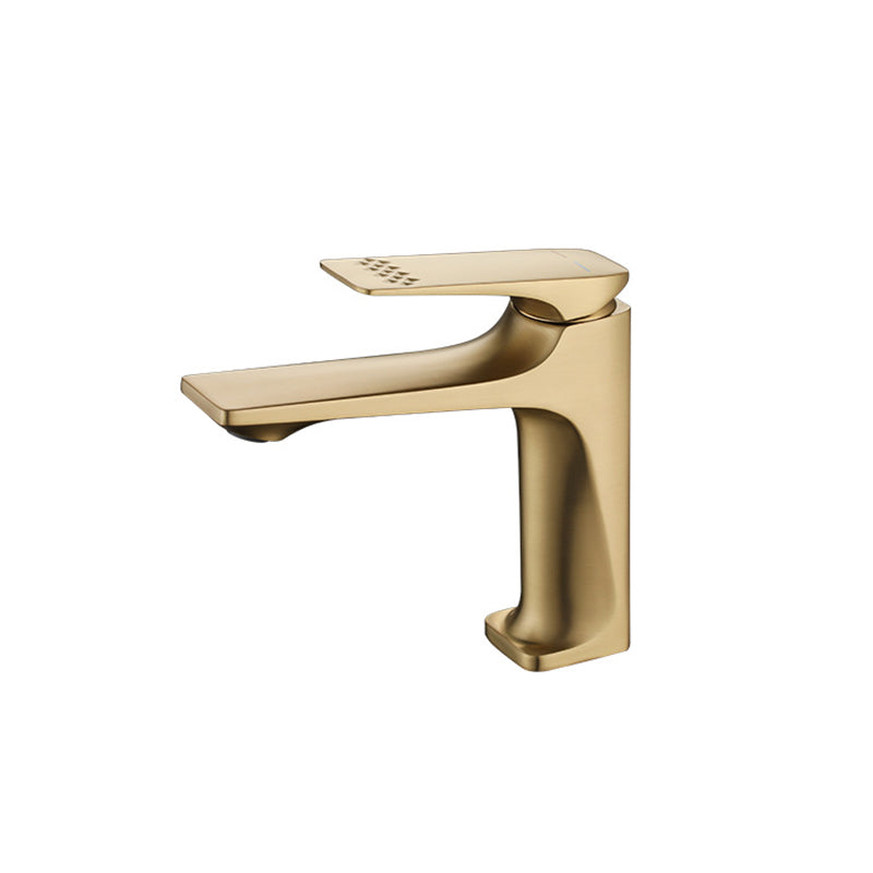 BowLift | Modern Bathroom Faucet Brass Deep Curve Lever Handle with Faucet Hose
