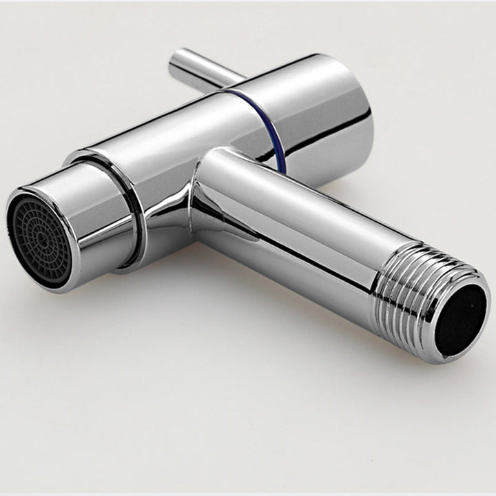 BowLift | Contemporary Wall-Mounted Bathroom Faucet Single Hole Low Arc Solid Brass Circular Faucet